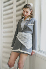 oversized layered jacket