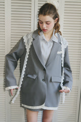 oversized layered jacket