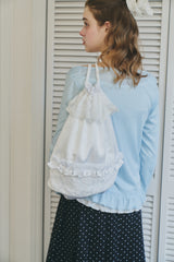 lace frill knapsack
