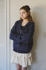 heart frill hoodie