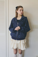 heart frill hoodie