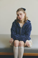 heart frill hoodie
