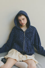 heart frill hoodie