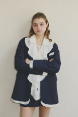 oversized layered jacket ( NEW COLOR )