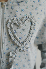 heart frill hoodie