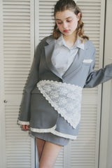 idem big lace scarf
