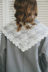 idem big lace scarf