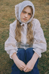 bohemian cotton lace blouse