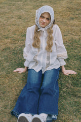 bohemian cotton lace blouse