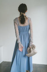 glitter × flower pretty lace dress