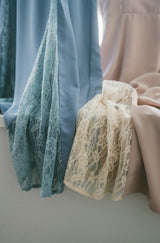 glitter × flower pretty lace dress