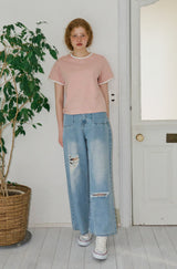 heart damage denim