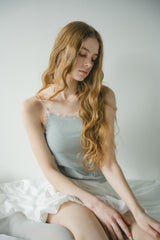 cup in tulle frill heart camisole