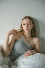 cup in tulle frill heart camisole