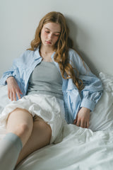 cup in tulle frill heart camisole