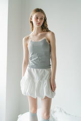 cup in tulle frill heart camisole