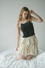 cup in tulle frill heart camisole