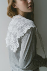 idem big lace scarf