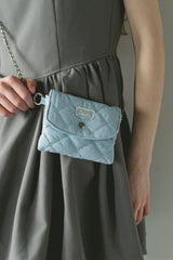 paddet chain pouch bag