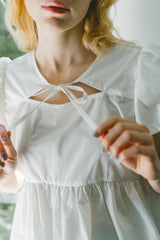 puff sleeve muse blouse