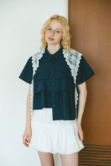 idem big lace scarf