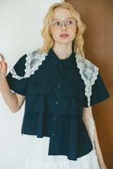 idem big lace scarf