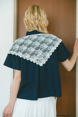 idem big lace scarf