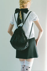 lace frill knapsack
