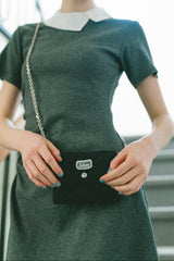 paddet chain pouch bag