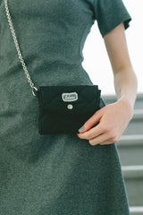 paddet chain pouch bag