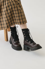 lace up socks boots