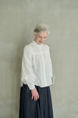 made in Japan tuck denim skirt