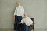 made in Japan tuck denim skirt