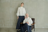 made in Japan tuck denim skirt