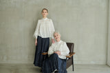 made in Japan tuck denim skirt