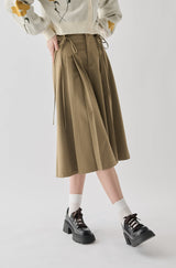 2way ribbon belt skirt