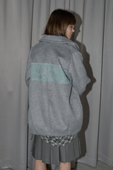 lace docking wool coat