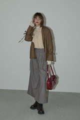 bowtie ribbon frill blouse