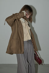 bowtie ribbon frill blouse