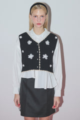 lace line mini skirt