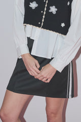 lace line mini skirt