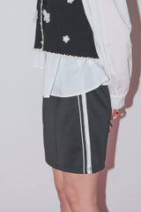 lace line mini skirt