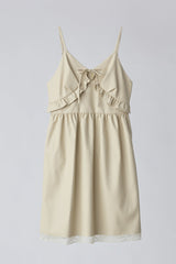 leather frill onepiece