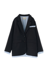 oversized layered jacket