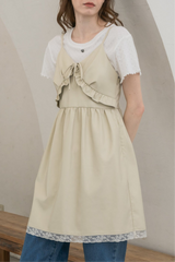 leather frill onepiece