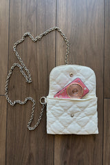 paddet chain pouch bag