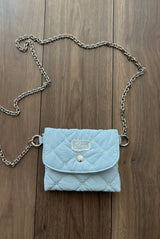 paddet chain pouch bag