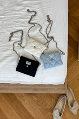 paddet chain pouch bag