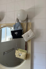 paddet chain pouch bag