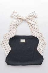 big ribbon tote bag